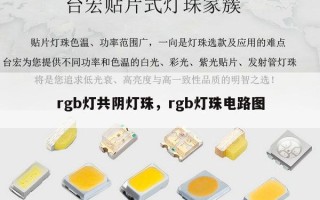 rgb灯共阴灯珠，rgb灯珠电路图