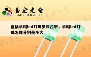 直插草帽led灯珠参数台宏，草帽led灯珠怎样分别是多大
