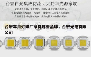 台宏车用灯珠厂家有哪些品牌，台宏光电有限公司
