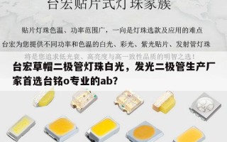 台宏草帽二极管灯珠白光，发光二极管生产厂家首选台铭o专业的ab？