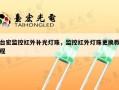 台宏监控红外补光灯珠，监控红外灯珠更换教程