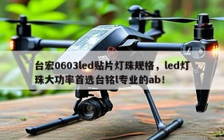 台宏0603led贴片灯珠规格，led灯珠大功率首选台铭l专业的ab！