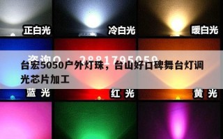 台宏5050户外灯珠，台山好口碑舞台灯调光芯片加工