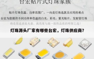 灯珠源头厂家有哪些台宏，灯珠供应商？