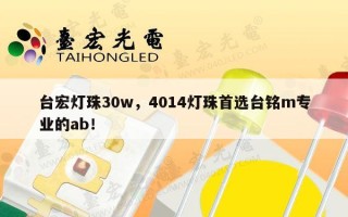 台宏灯珠30w，4014灯珠首选台铭m专业的ab！