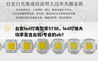 台宏led灯珠型号5730，led灯珠大功率首选台铭l专业的ab？
