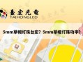 5mm草帽灯珠台宏？5mm草帽灯珠功率？