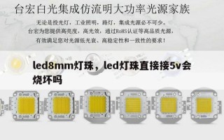 led8mm灯珠，led灯珠直接接5v会烧坏吗