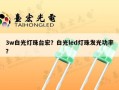 3w白光灯珠台宏？白光led灯珠发光功率？