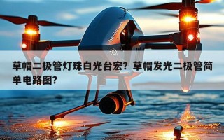 草帽二极管灯珠白光台宏？草帽发光二极管简单电路图？