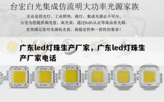 广东led灯珠生产厂家，广东led灯珠生产厂家电话