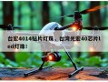 台宏4014贴片灯珠，台湾光宏40芯片led灯珠！