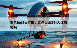 紫色led5w灯珠，紫色led灯对人体有害吗