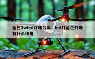 蓝色3wled灯珠台宏，led灯蓝色灯珠有什么作用