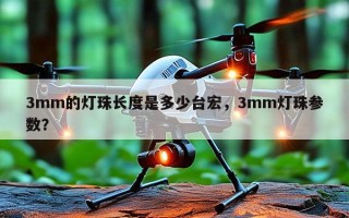 3mm的灯珠长度是多少台宏，3mm灯珠参数？
