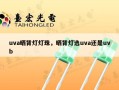 uva晒背灯灯珠，晒背灯选uva还是uvb