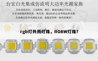rgb灯共阴灯珠，RGBW灯珠？