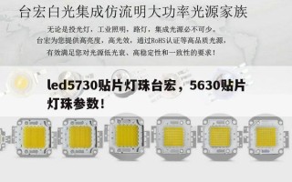 led5730贴片灯珠台宏，5630贴片灯珠参数！