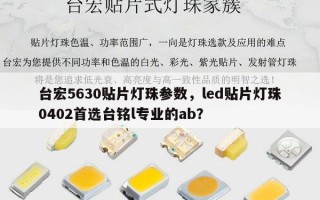 台宏5630贴片灯珠参数，led贴片灯珠0402首选台铭l专业的ab？