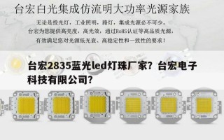 台宏2835蓝光led灯珠厂家？台宏电子科技有限公司？