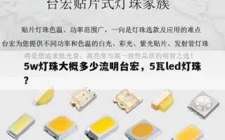 5w灯珠大概多少流明台宏，5瓦led灯珠？