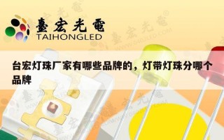 台宏灯珠厂家有哪些品牌的，灯带灯珠分哪个品牌