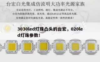 3030led灯珠凸头的台宏，020led灯珠参数！