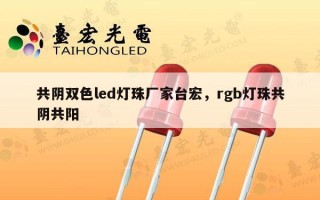 共阴双色led灯珠厂家台宏，rgb灯珠共阴共阳