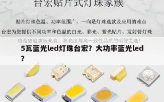 5瓦蓝光led灯珠台宏？大功率蓝光led？