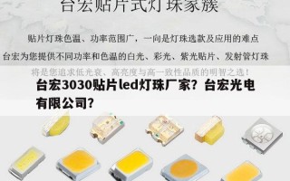 台宏3030贴片led灯珠厂家？台宏光电有限公司？