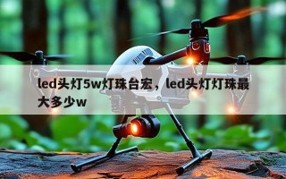 led头灯5w灯珠台宏，led头灯灯珠最大多少w