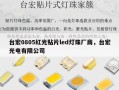 台宏0805红光贴片led灯珠厂商，台宏光电有限公司