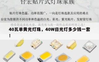 40瓦单黄光灯珠，40W日光灯多少钱一套！
