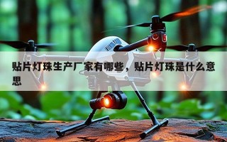 贴片灯珠生产厂家有哪些，贴片灯珠是什么意思