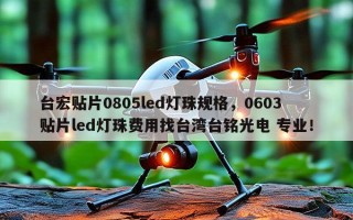 台宏贴片0805led灯珠规格，0603贴片led灯珠费用找台湾台铭光电 专业！