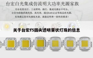 关于台宏f5圆头透明雾状灯珠的信息