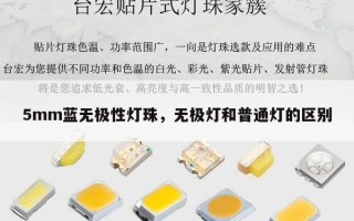 5mm蓝无极性灯珠，无极灯和普通灯的区别