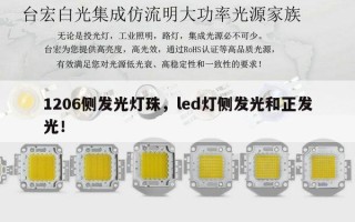 1206侧发光灯珠，led灯侧发光和正发光！