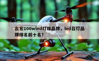 台宏100wled灯珠品牌，led台灯品牌排名前十名？