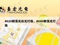 4020侧发光白光灯珠，4040侧发光灯珠