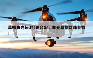 草帽白光led灯珠台宏，白光草帽灯珠参数！
