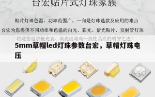 5mm草帽led灯珠参数台宏，草帽灯珠电压