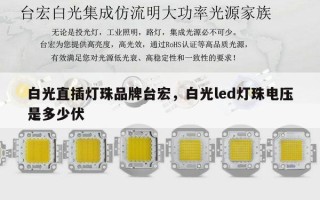 白光直插灯珠品牌台宏，白光led灯珠电压是多少伏