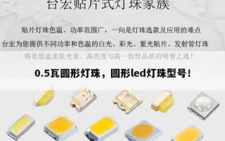 0.5瓦圆形灯珠，圆形led灯珠型号！