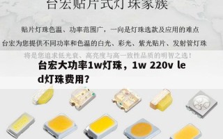 台宏大功率1w灯珠，1w 220v led灯珠费用？