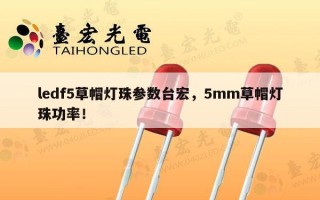 ledf5草帽灯珠参数台宏，5mm草帽灯珠功率！