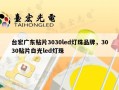 台宏广东贴片3030led灯珠品牌，3030贴片白光led灯珠