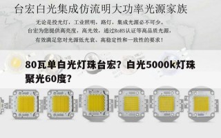 80瓦单白光灯珠台宏？白光5000k灯珠聚光60度？