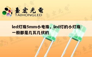 led灯珠5mm小电珠，led灯的小灯珠一般都是几瓦几伏的
