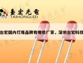 台宏国内灯珠品牌有哪些厂家，深圳台宏科技